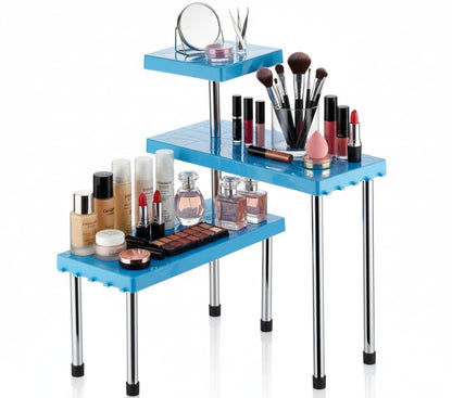 3 Tier Countertop Organizer Corner Shelf Rack Multipurpose Storage Stand for Kitchen,