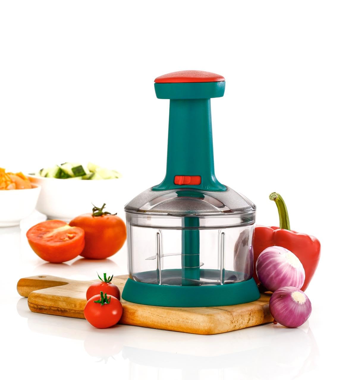 2 in 1 PushChopper || Best Kitchen Product || Stainless Steel Blade || Vegetable Cutter || Multi-Function Chopper || Manual Chopper || #Latest