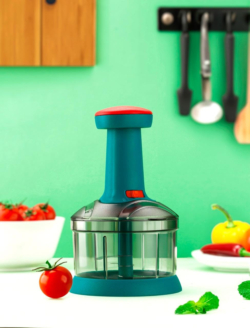 2 in 1 PushChopper || Best Kitchen Product || Stainless Steel Blade || Vegetable Cutter || Multi-Function Chopper || Manual Chopper || #Latest